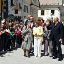 9. - 10. mai: Kongen og Dronningen avlegger statsbesøk til Slovenia. Besøket gikk blant annet til den lille byen Radovljica, nordvest i Slovenia (Foto: Lise Åserud / Scanpix)